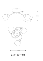 Потолочная люстра Velante 216-507-03