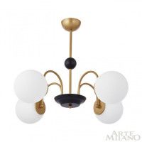 Люстра на штанге Arte Milano Napoli 312066/D700/4 BS/BK