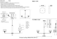 Люстра на штанге Crystal Lux MAESTRO SP-PL7 CHROME