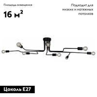 Потолочная люстра Illumico IL2000-8C-05 BK