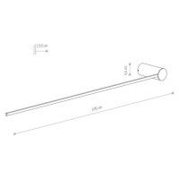 Настенный светильник Nowodvorski Arm Led L Black 10856