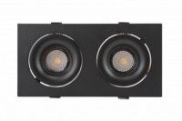 Встраиваемый светильник Denkirs Roto DK2122-BK