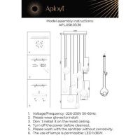 Каскадная люстра Aployt Wisia APL.058.03.36