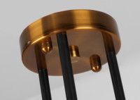 Люстра на штанге Delight Collection Bistro Globe 9389P/6 black/gold