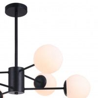 Люстра на штанге Natali Kovaltseva ALTO 75141/6C BLACK