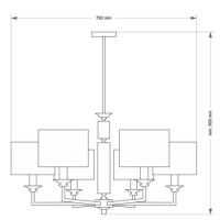 Подвесная люстра Kutek Mood Artu ART-ZW-3 (N)
