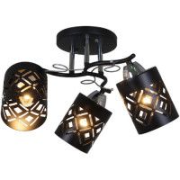 Потолочная люстра Reluce 08267-0.3-03 BK+CR