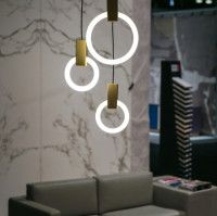 Подвесной светильник Delight Collection Halo 9813P/L gold