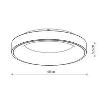 Потолочный cветильник Nowodvorski Nikki Round Led White 11207