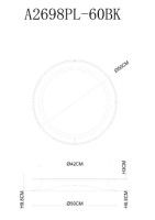 Потолочный светильник Arte Lamp Sualocin A2698PL-60BK