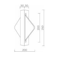 Настенный светильник LED4U L7388-250 WH