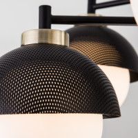 Люстра на штанге Eurosvet 70106/8 черный Smart a044935