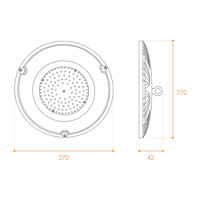 Промышленный светильник Wolta UFO-100W/01