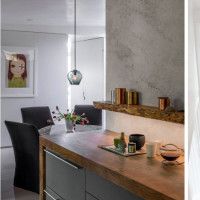 Подвесной светильник Delight Collection Bubble KG0579P-1 brass/smoky