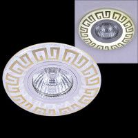 Встраиваемый светильник Reluce 09504-9.0-001MN MR16+LED3W WH/GD