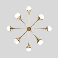 Люстра на штанге Eurosvet 60168/8 латунь Smart a068273