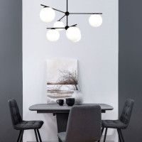 Люстра на штанге Eurosvet Marbella 60147/6 черный Smart a063852