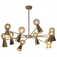 Люстра на штанге Loft IT Halley 10046/10 Gold
