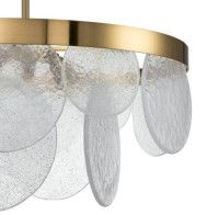 Люстра на штанге Indigo Bianco 12018/6R Brass V000012