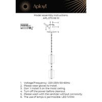 Подвесной светильник Aployt Lakres APL.070.06.10