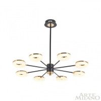 Люстра на штанге Arte Milano Ferrara 277499/8 BK/GD