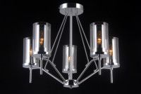 Люстра на штанге Natali Kovaltseva HELSINKI II 81046-5C CHROME