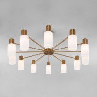 Люстра на штанге Eurosvet Vegga 70160/12 латунь Smart a057111