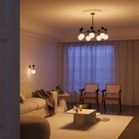 Люстра на штанге Maytoni Museo MOD436PL-05BS