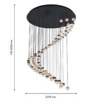 Каскадная люстра Favourite Luna 4371-28P