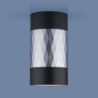 Накладной светильник Elektrostandard DLN110 GU10 черный/серебро