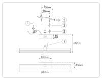 Настенный светильник Ambrella Light Comfort LineTech FL6114