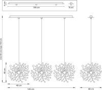 Подвесной светильник Lightstar Extra (721132+572122) L3PL721132