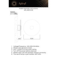 Настенный светильник Aployt Stusia APL.350.01.03