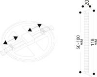 Встраиваемый светильник ARTE Lamp A7973PL-1WH