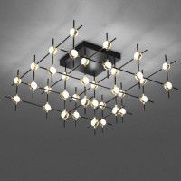 Потолочная люстра DeLight Collection Molecular MX18001067-36A black/gold