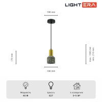 Подвесной светильник Lightera Trois LE151L-13B