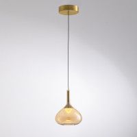 Подвесной светильник Delight Collection MD25001005-1A brass/amber