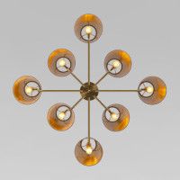 Люстра на штанге Eurosvet Topanga 60173/8 латунь Smart a069018