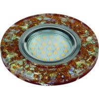 Встраиваемый светильник Fametto DLS-L103 GU5.3 CHROME/BROWN 10716