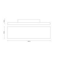 Настенный светильник Lucia Tucci Aero W205 Nero LED