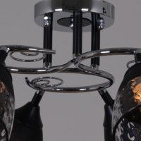 Потолочная люстра Reluce 70139-3.3-06 CR+BK