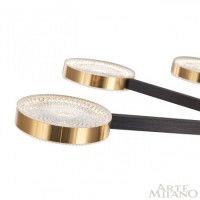 Люстра на штанге Arte Milano 272079/8 BK/GD