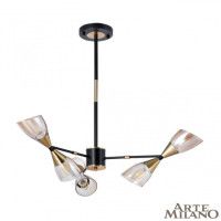 Люстра на штанге Arte Milano Neapolis 276708/6 BK/GD