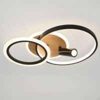 Потолочный светильник Эра Модерн Rondo CLL-1 85W 3K-6,5K RC BK