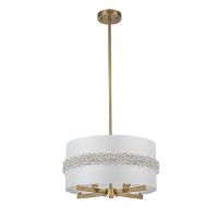 Люстра на штанге Indigo Effetto 13030/4R Brass V000514