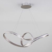 Подвесной светодиодный светильник Eurosvet Kink 90174/1 сатин-никель