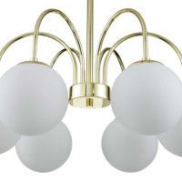 Люстра на штанге Indigo Voga 13017/6R Gold V000325