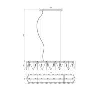 Подвесной светильник Lucia Tucci Moon 4670.9 Black