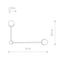 Настенный светильник Nowodvorski Orbit 7804