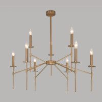 Люстра на штанге Eurosvet Anders 60142/9 латунь Smart a061931